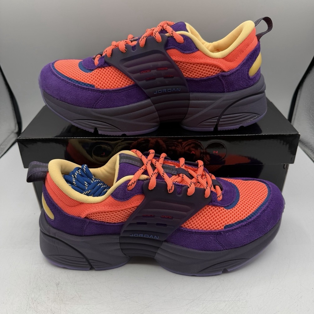 Nike Jordan Trunner O/S SP Shoes‎ Mens Sz 10 Bright Mango/Eggplant IQ5649-800